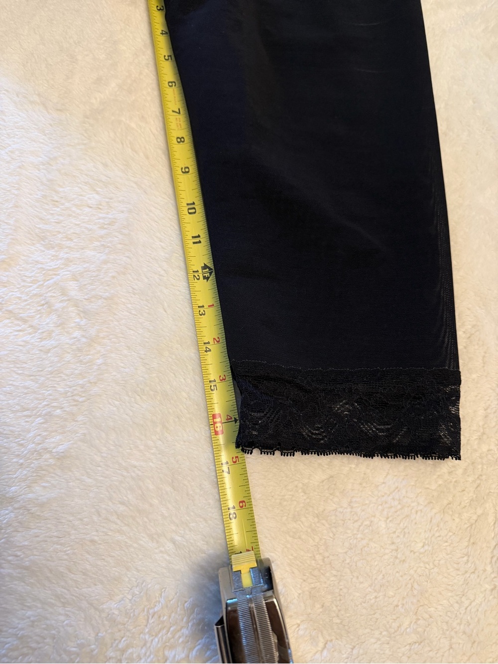 Rago Shapewear Lace Trim Capri Shaper Pants Black Plus Size 2X  Retro Coquette - Picture 8 of 10